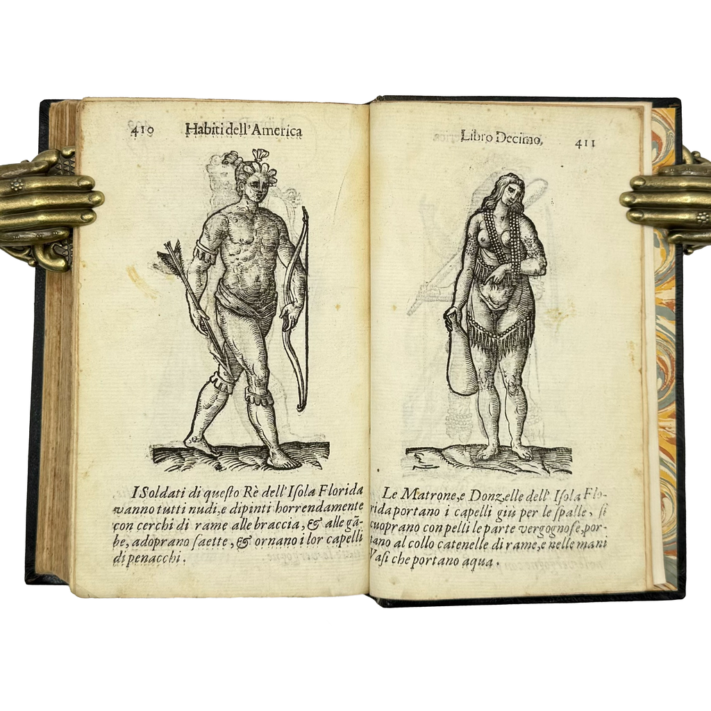Habiti Antichi by Vecellio, Cesare, a rare captivating detail of the 1664 - illustrated book.