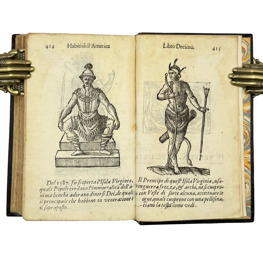 Habiti Antichi by Vecellio, Cesare, a rare representative view of the 1664 - illustrated book.