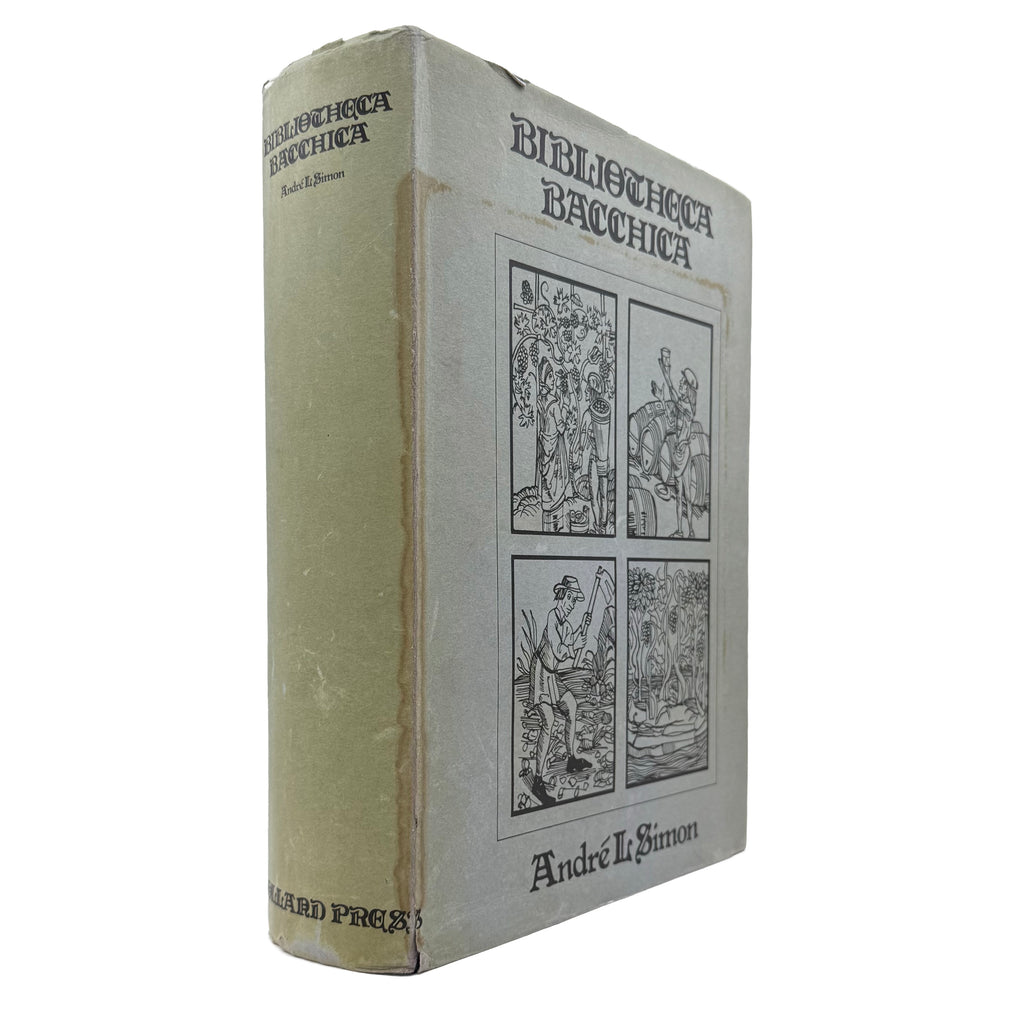 Bibliotheca Bacchica by Simon, Andre L., a rare image of the 1972 - wine book.