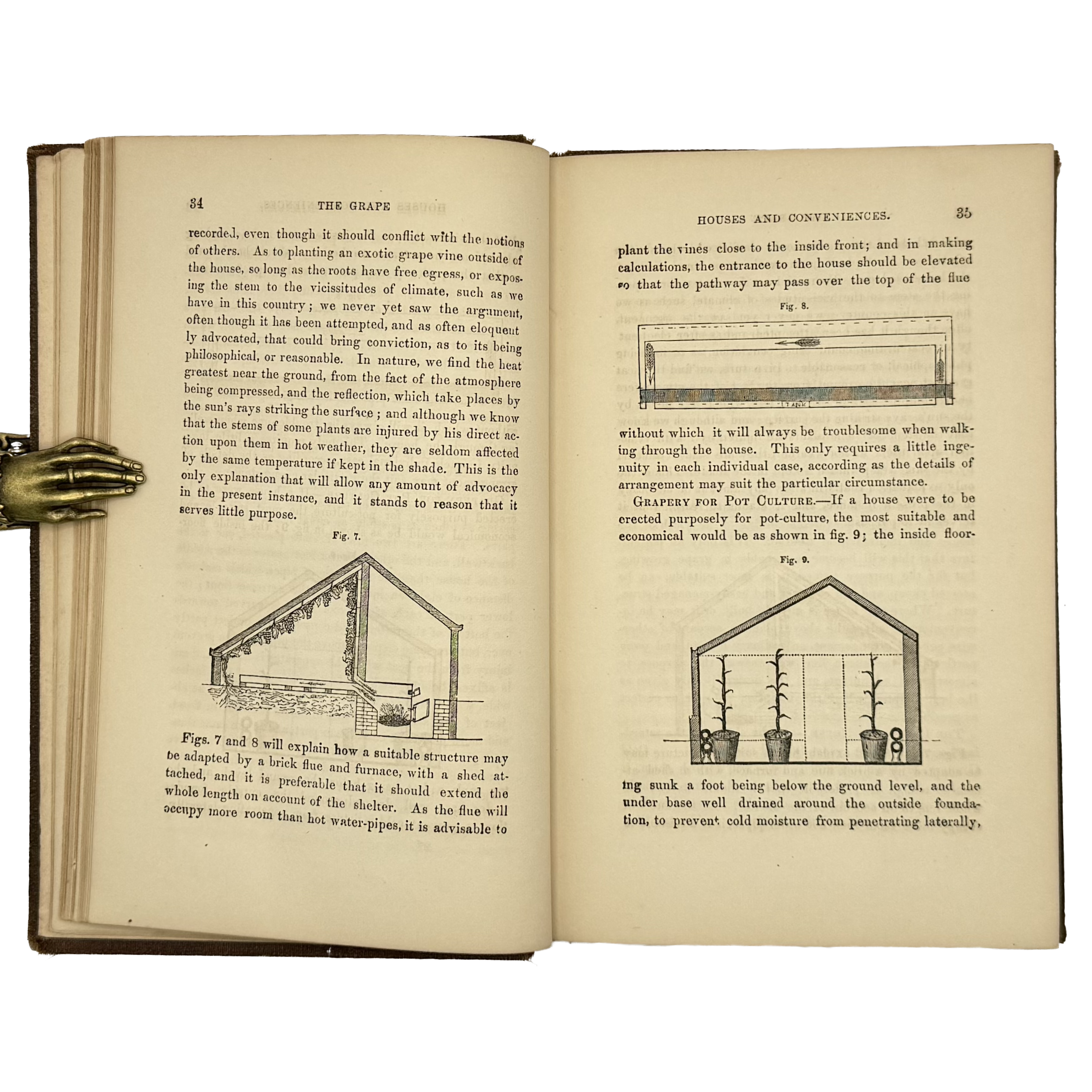The American'S Grape Grower Guide by Chorlton, William, a rare view of the 1852 - wine book.