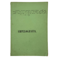 Lettera Ampelografica by Molfino, Gian Maria, a rare interesting detail of the 1878 - wine book.