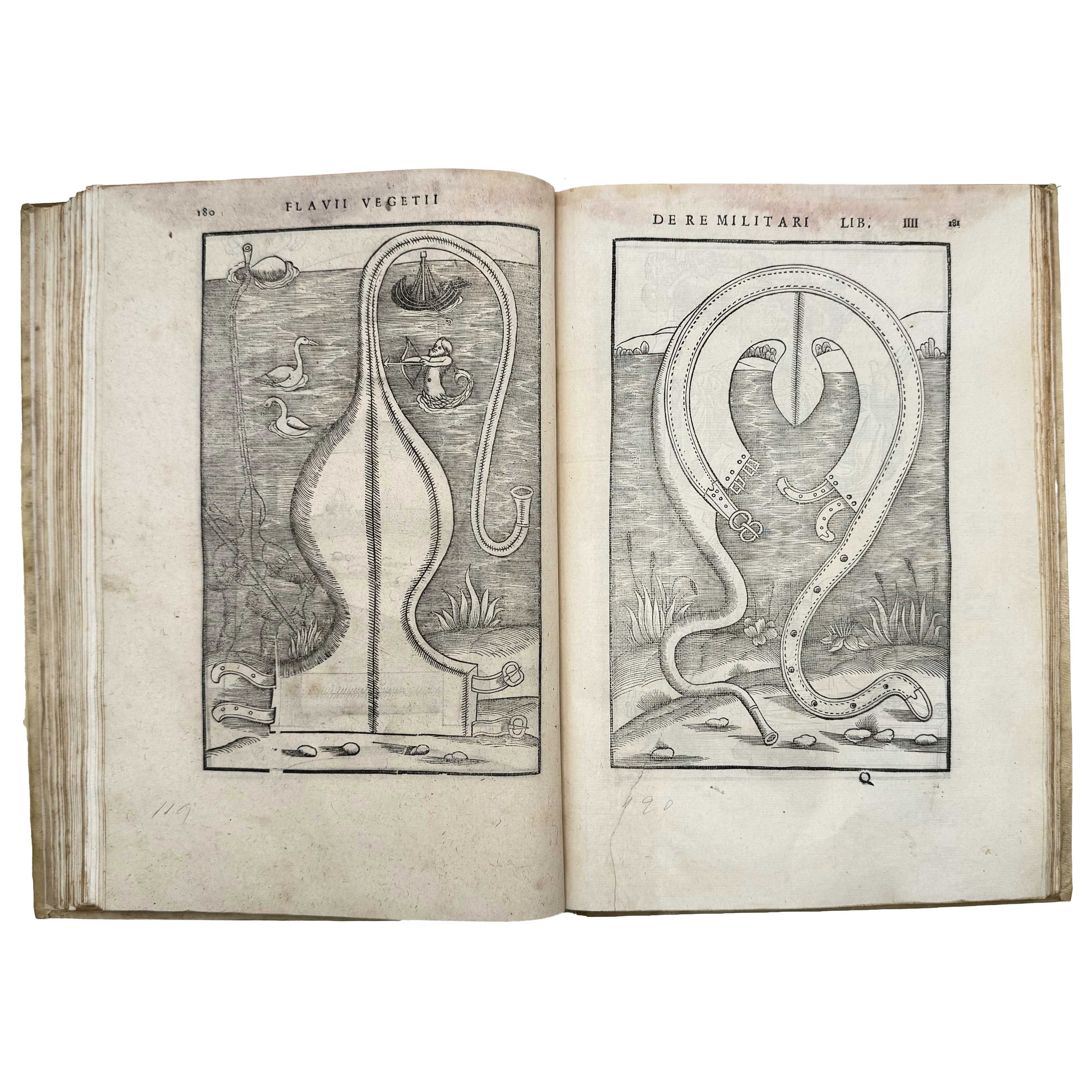 De re militari libri quatuor by Vegetius, Renatus Publius Flavius: a rare glimpse into the 1553 illustrated & decorative copy