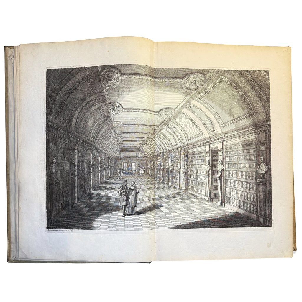 Le Cabinet de la Bibliotheque de Sainte Genevieve by Du Molinet, Claude: a finely chosen detail from the 1692 illustrated & decorative treatise