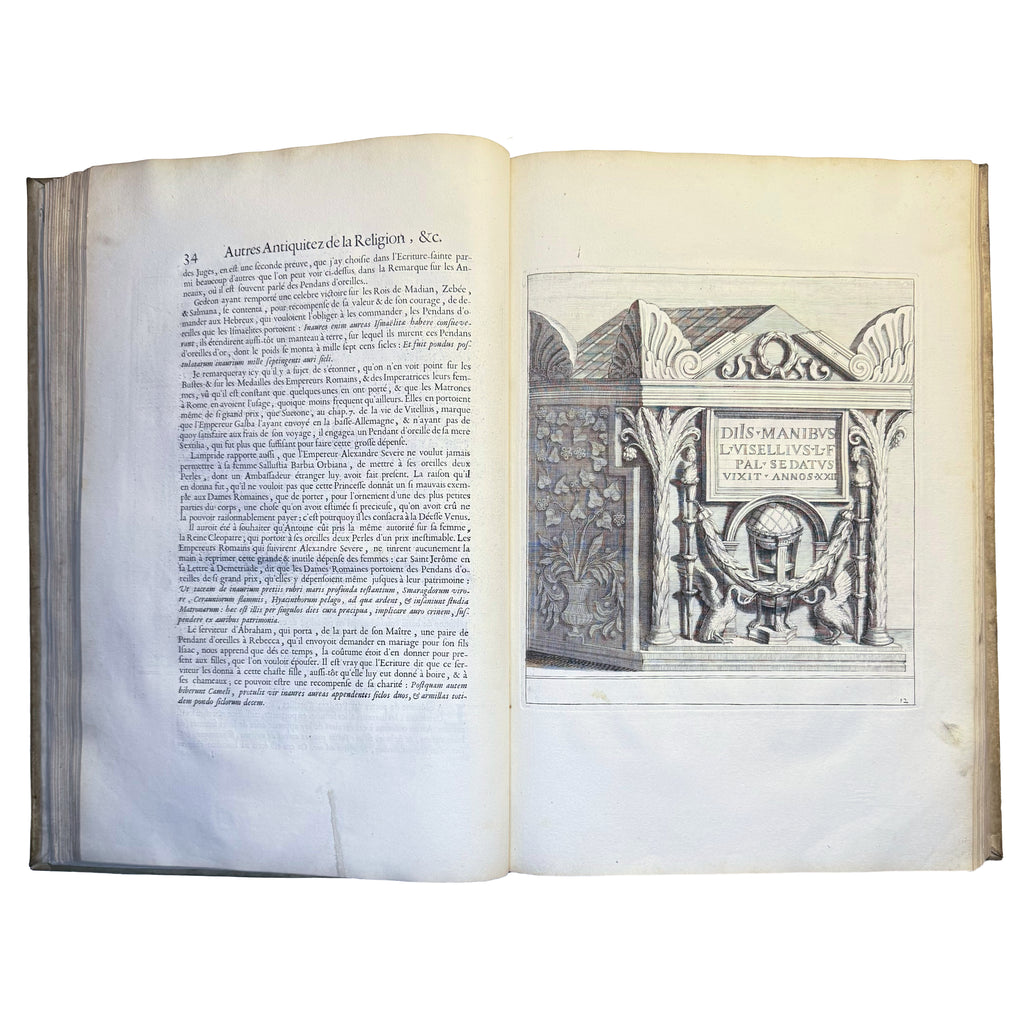 Le Cabinet de la Bibliotheque de Sainte Genevieve by Du Molinet, Claude: an exquisite selection from the 1692 illustrated & decorative treatise