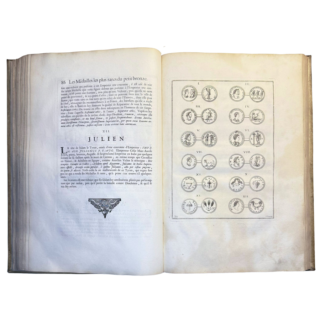 Le Cabinet de la Bibliotheque de Sainte Genevieve by Du Molinet, Claude: a rare visual excerpt of the 1692 illustrated & decorative printed work