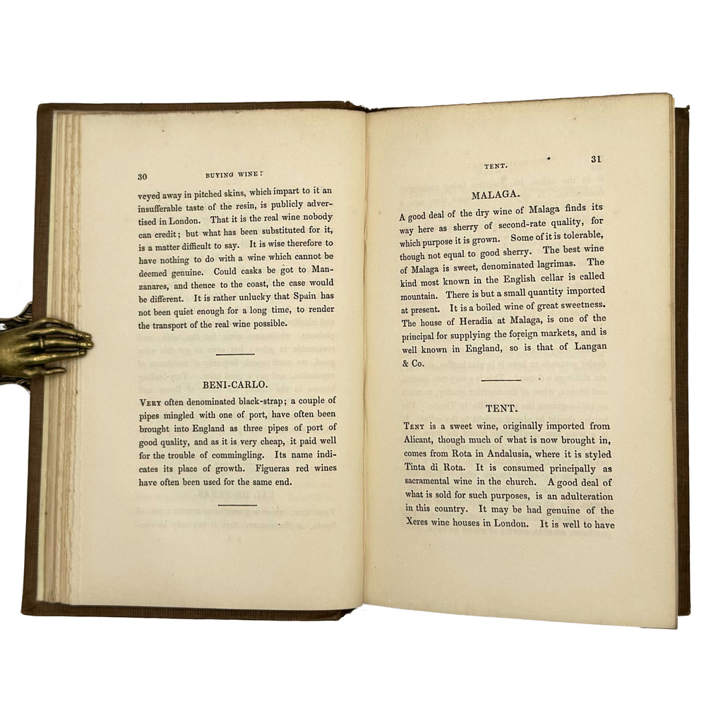 Every man his own butler by Redding, Cyrus: a noteworthy detail captured from the 1839 wine & viticulture exemplar