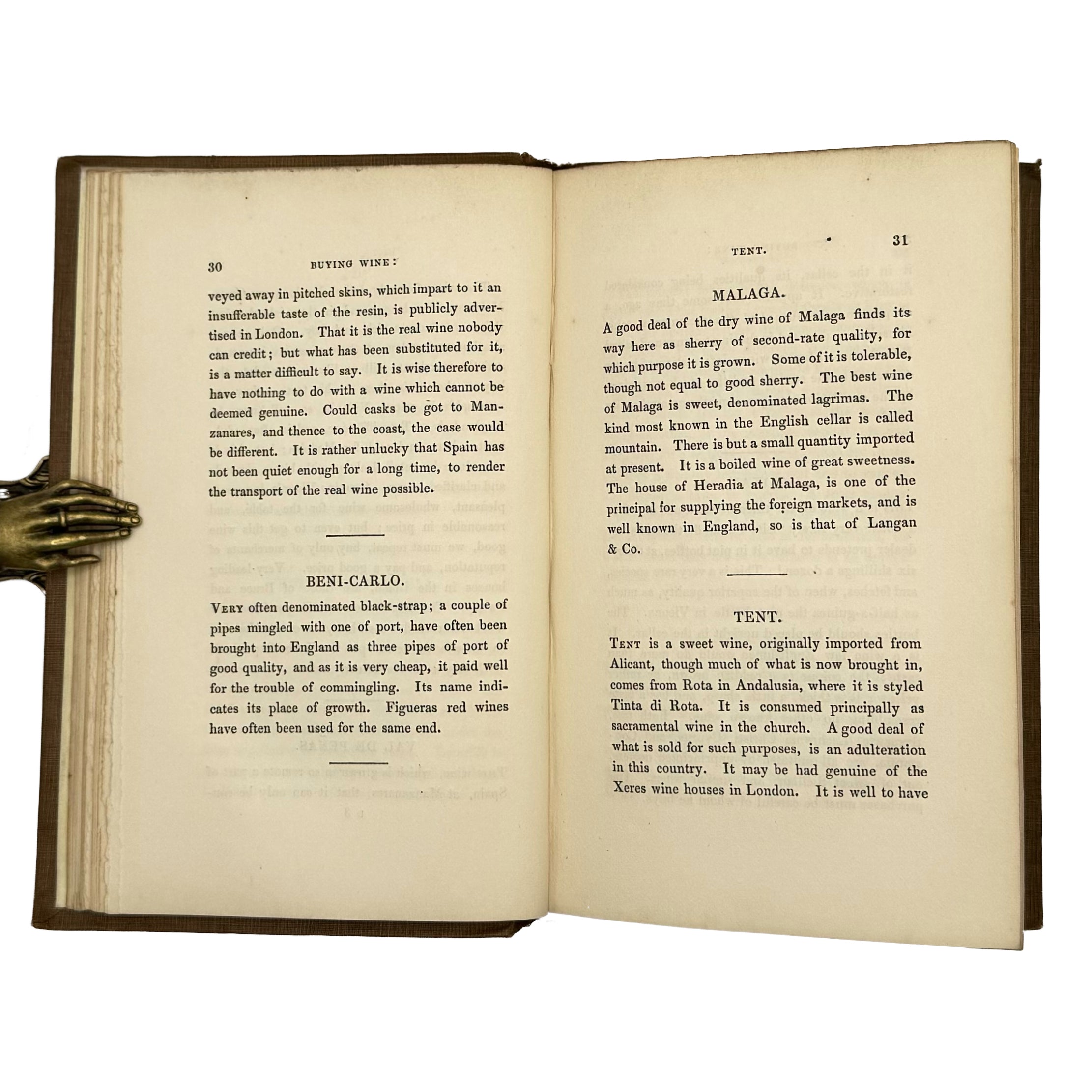 Every man his own butler by Redding, Cyrus: a noteworthy detail captured from the 1839 wine & viticulture exemplar