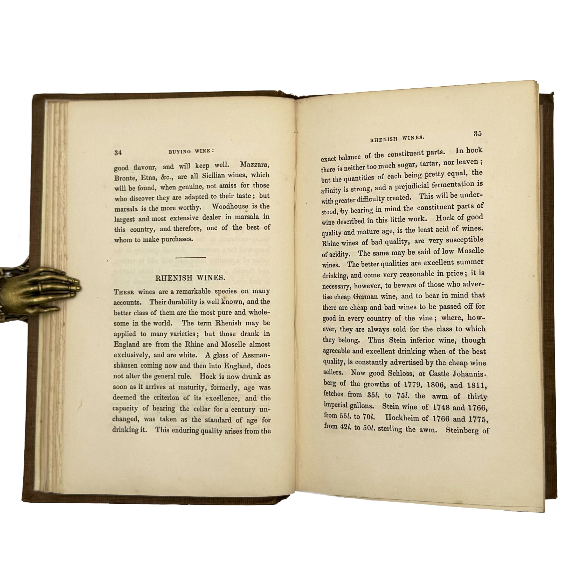 Every man his own butler by Redding, Cyrus: a distinctive element from the 1839 wine & viticulture printed work