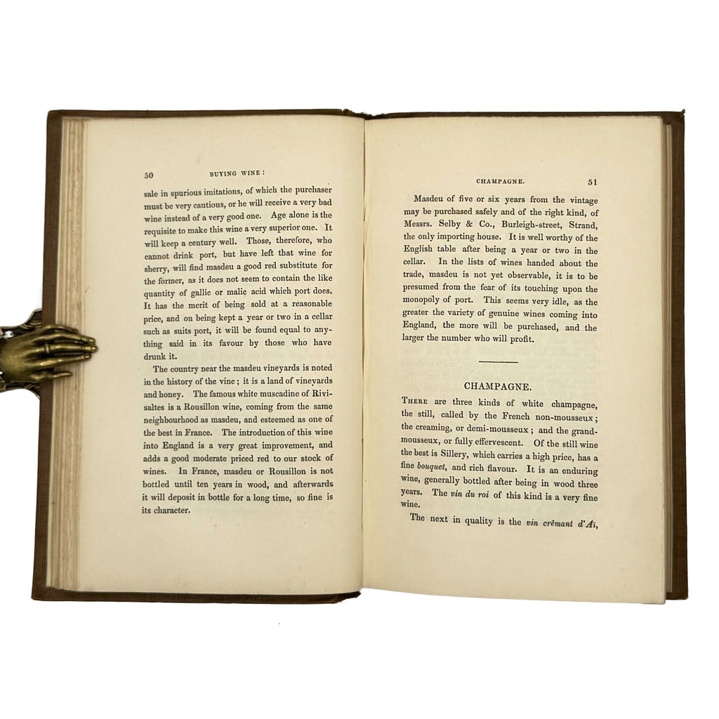 Every man his own butler by Redding, Cyrus: a rare surviving image of the 1839 wine & viticulture exemplar