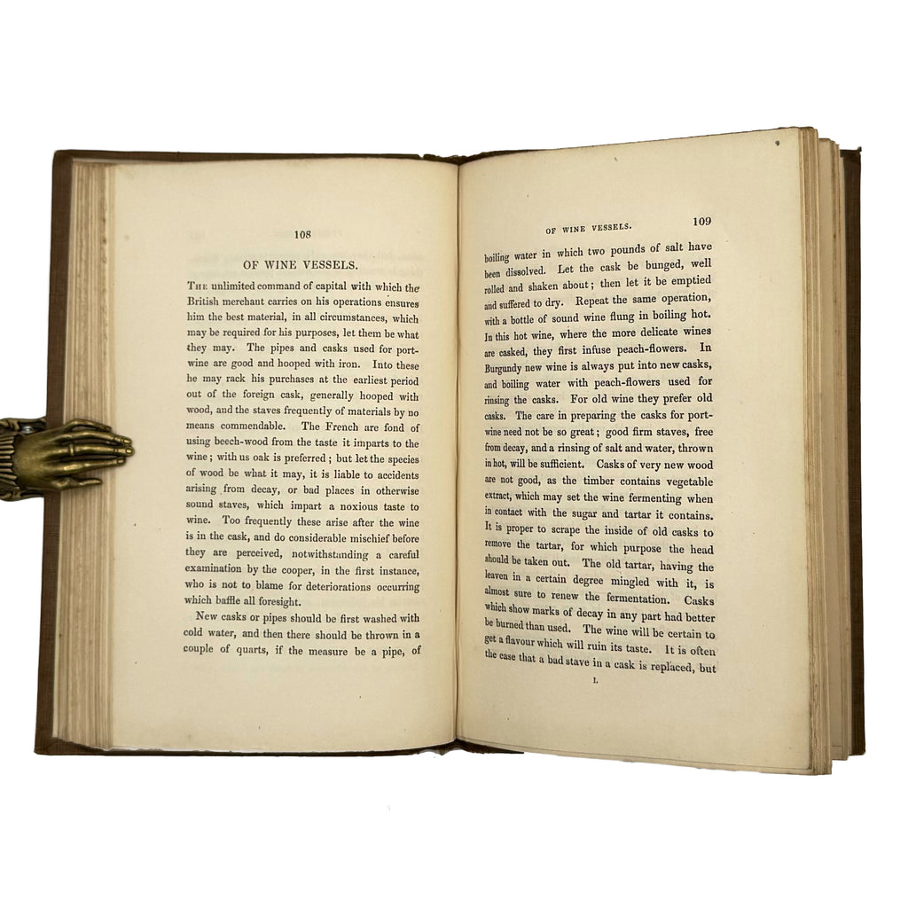 Every man his own butler by Redding, Cyrus: a noteworthy detail captured from the 1839 wine & viticulture printed work