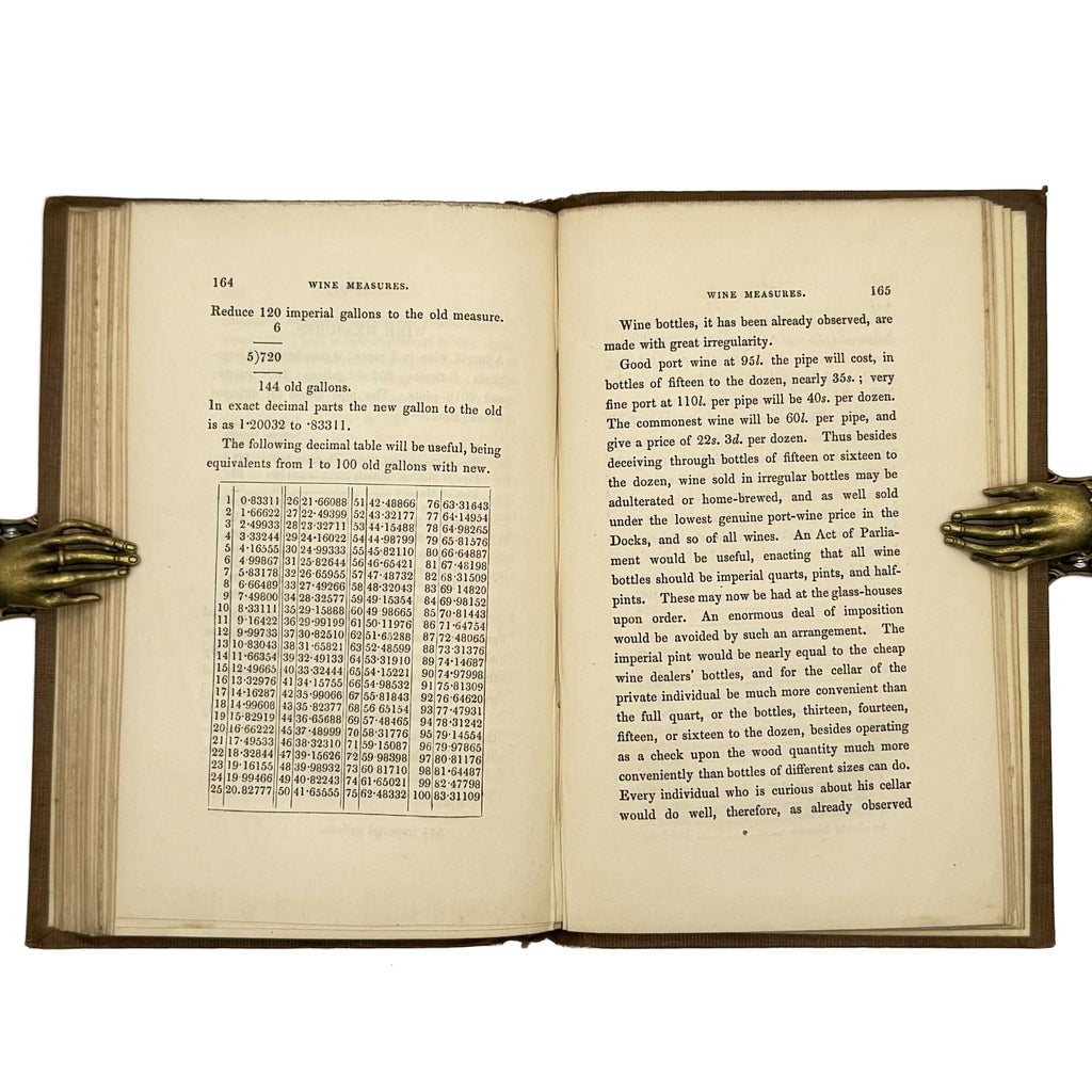 Every man his own butler by Redding, Cyrus: a carefully chosen vignette of the 1839 wine & viticulture publication