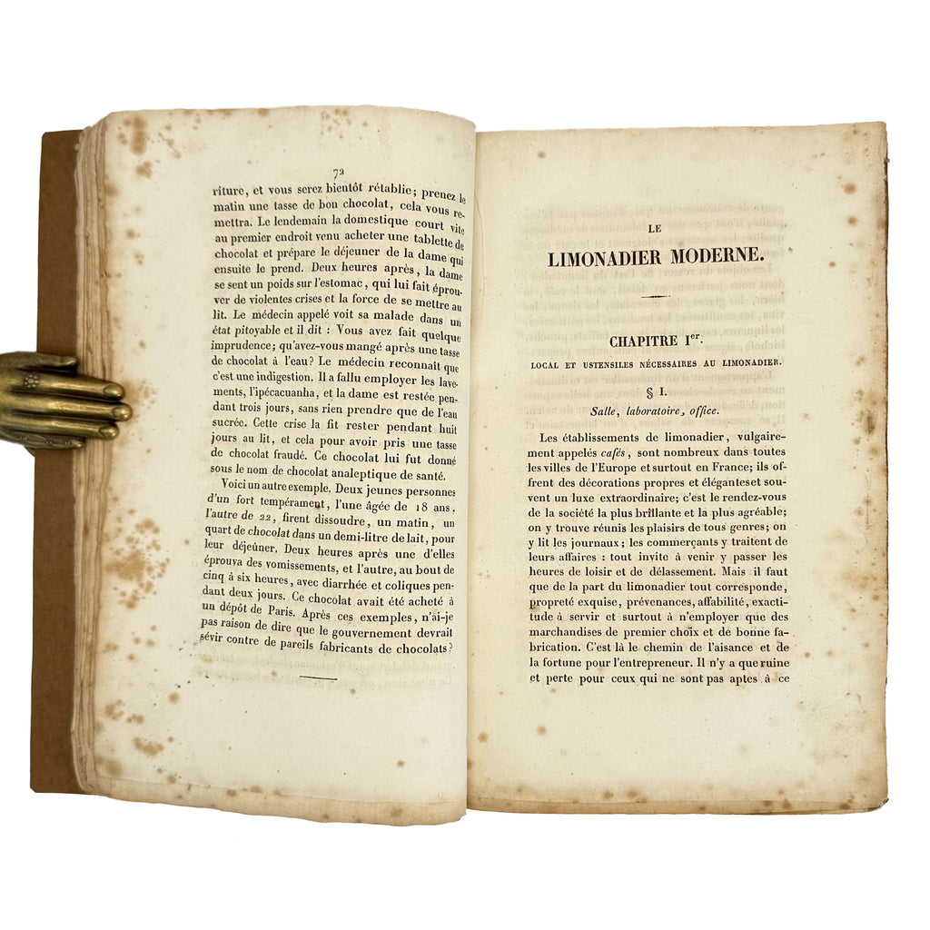 Manuel complet, théorique et pratique, du chocolatier, limonadier, distillateur-liquoriste