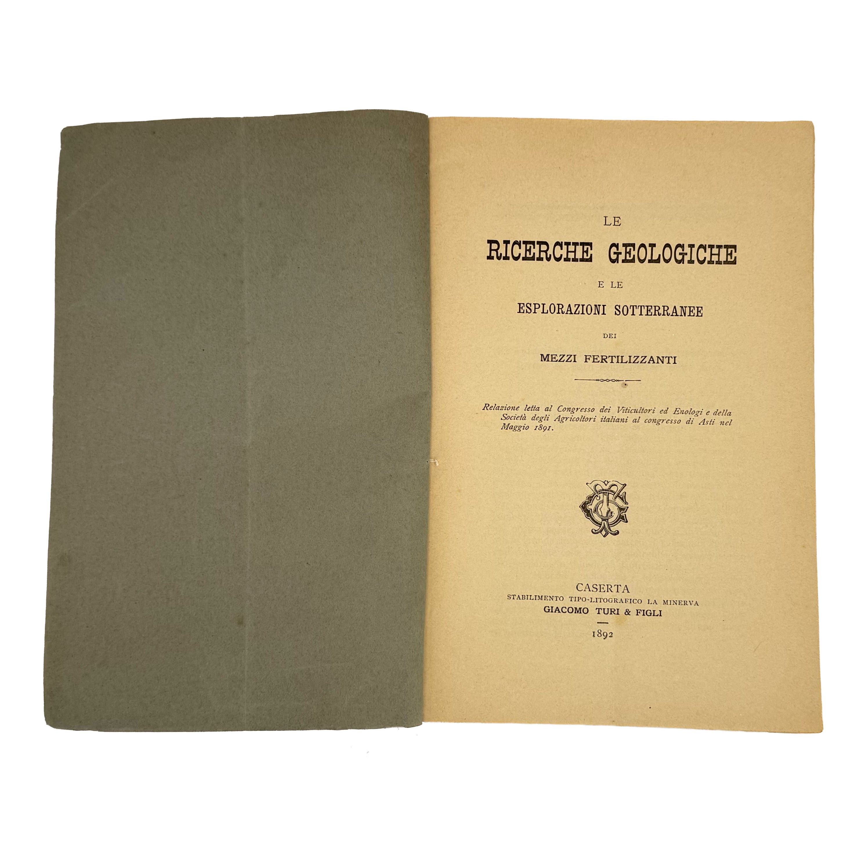 Le Ricerche Geologiche e le Esplorazioni Sotterranee dei mezzi fertilizzanti