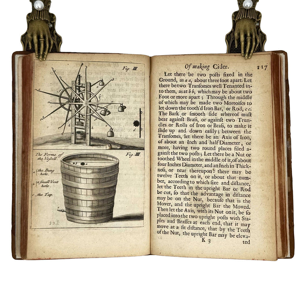 Vinetum Britannicum by Worlidge, John: a finely chosen detail from the 1678 wine & viticulture copy