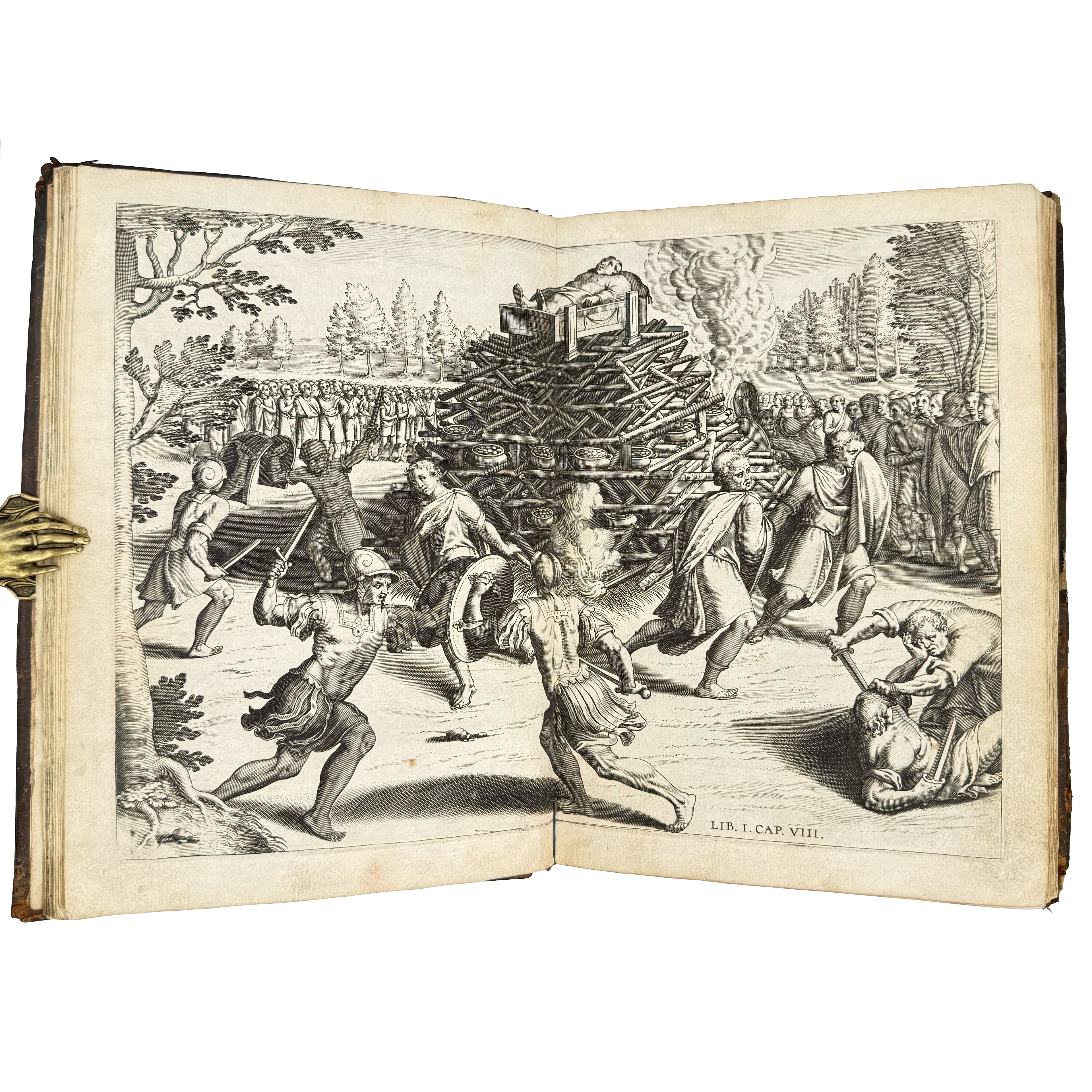 Saturnalium Sermonum libri duo, qui de Gladiatoribus; BOUND WITH: De Amphiteatro Liber (INCL: De Amphiteatris quae extra Romam libellus) by Lipsius, Justus: a finely preserved portion of the 1604 illustrated wonders treatise