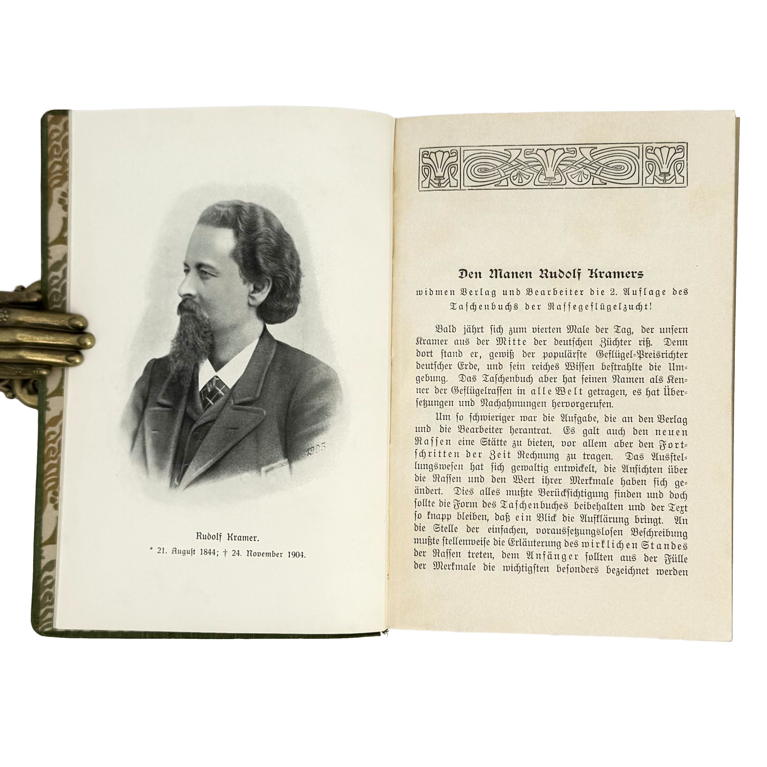 Kramers Taschenbuch der Rassegeflügelzucht by Kramer, Rudolf: an exquisite selection from the 1908 agriculture & natural history publication