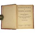 Viticultura y Vinificación by Rojas L., Manuel: a singularly preserved detail from the 1950 wine & viticulture printed work