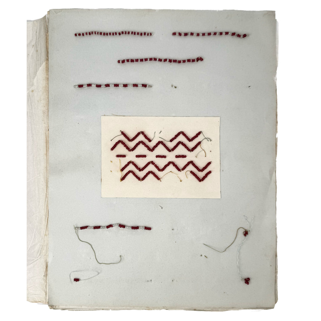 Collection of material samples of manual crafts by : a finely chosen detail from the early science & crafts piece