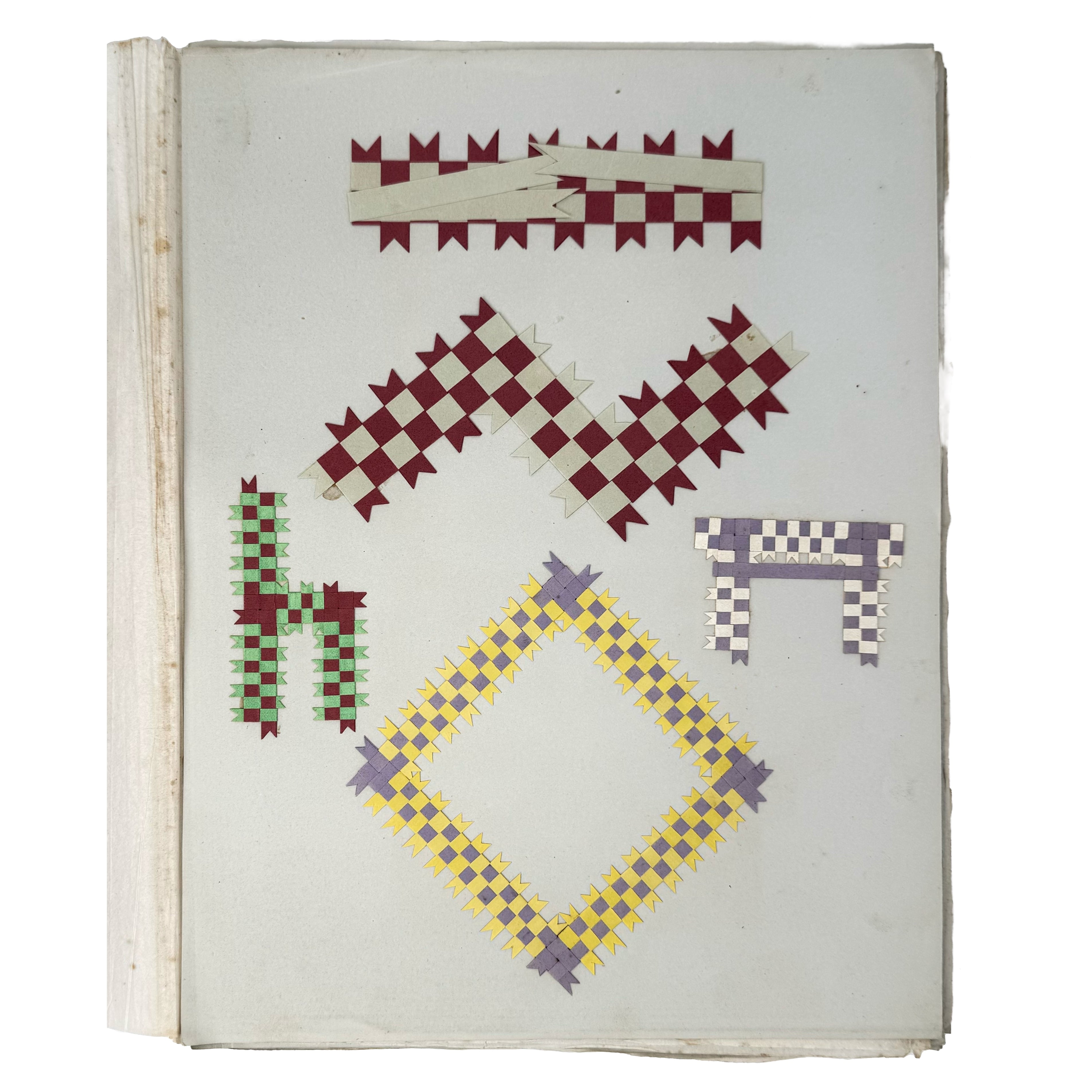 Collection of material samples of manual crafts by : a rare glimpse into the early science & crafts copy