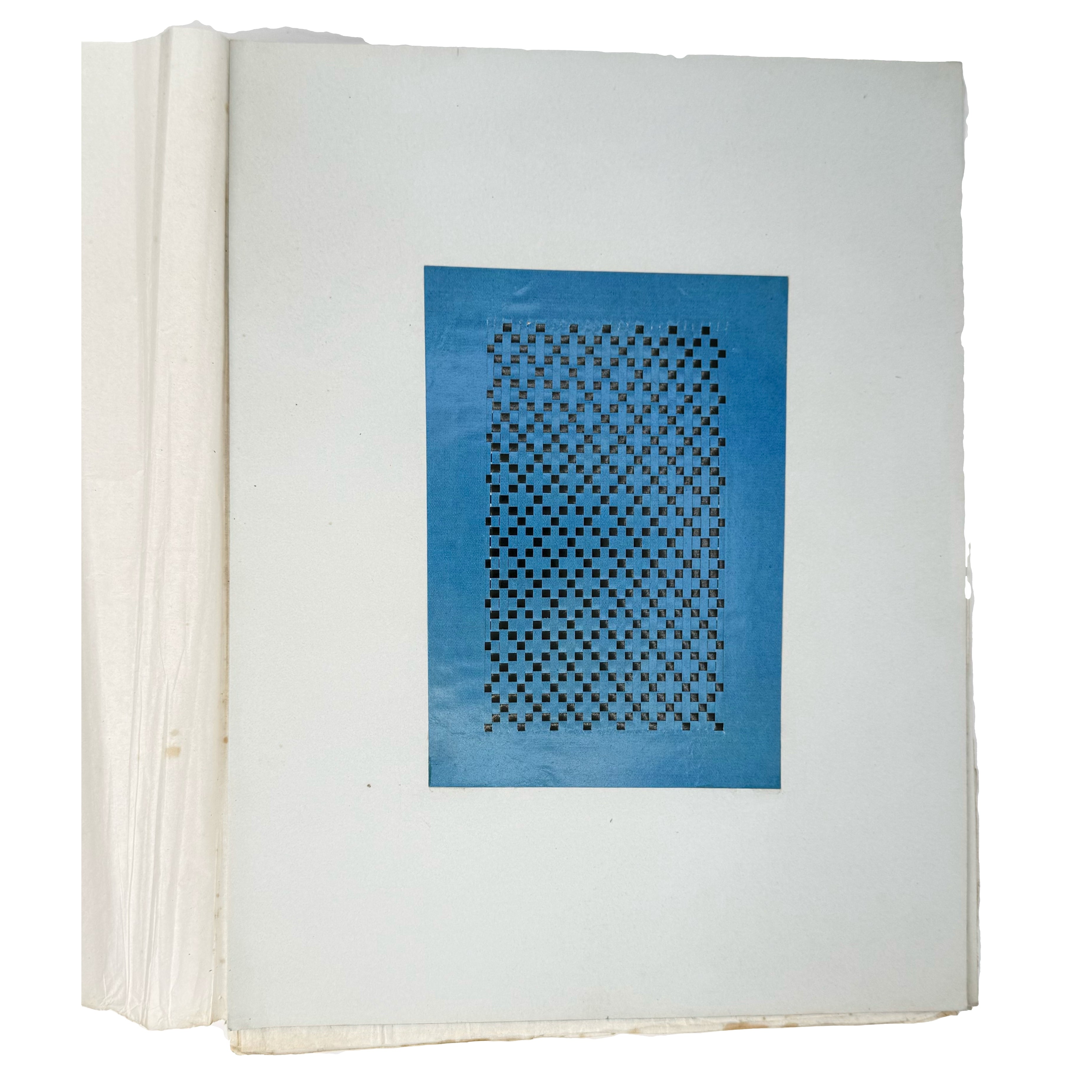 Collection of material samples of manual crafts by : a scarce illustrative detail of the early science & crafts text