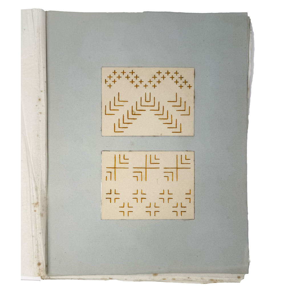 Collection of material samples of manual crafts by : a remarkable illustrative passage from the early science & crafts piece
